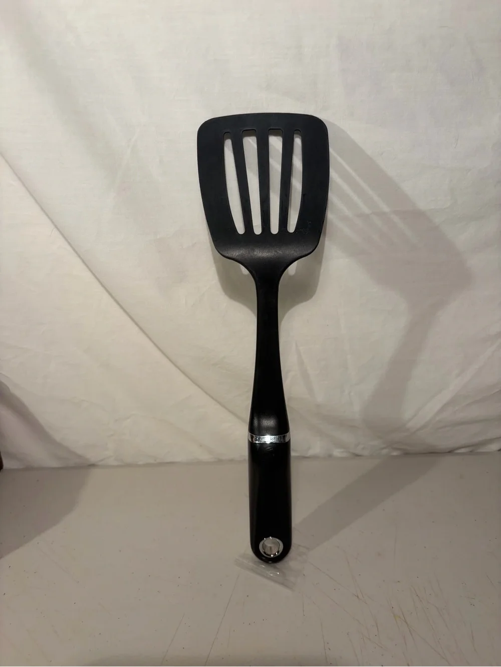 KitchenAid nylon Black Slotted Turner Spatula - Kitchen Utensil